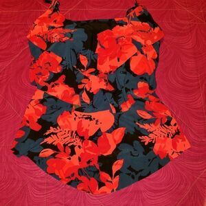 Aqua Green swim tankini size small